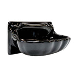 Small porcelain shampoo and soap dish for a tiled bathroom or shower installation.