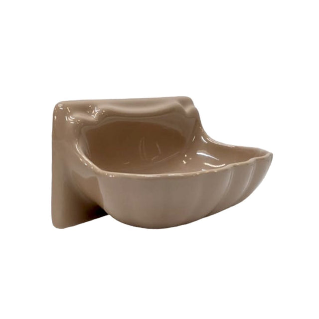 Porcelain Soap Dish Shell Small - Standard Colors 44 Mexican Sand