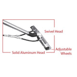Heavy duty floor rinse tool for slurry cleanup and extraction