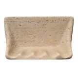 Ivory cast stone wall mounted soap dish for shower