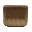 Mocha Travertine Soap Dish for Shower Wall Installation