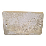 Cast Stone Soap Dish Flat Back Wall Mount - Noce
