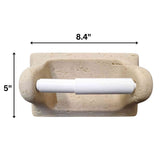 Ivory Stone Toilet Tissue Holder for Bathroom Wall