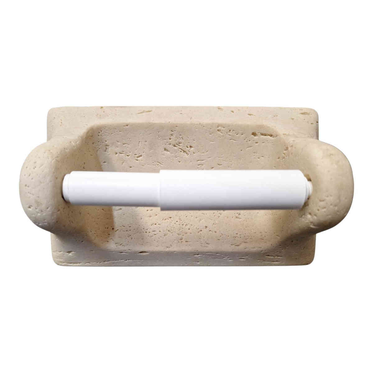 Ivory Stone Toilet Tissue Holder for Bathroom Wall