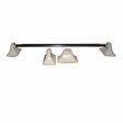 Exotic Ivory Cast Stone Towel Bar Bathroom Accessory