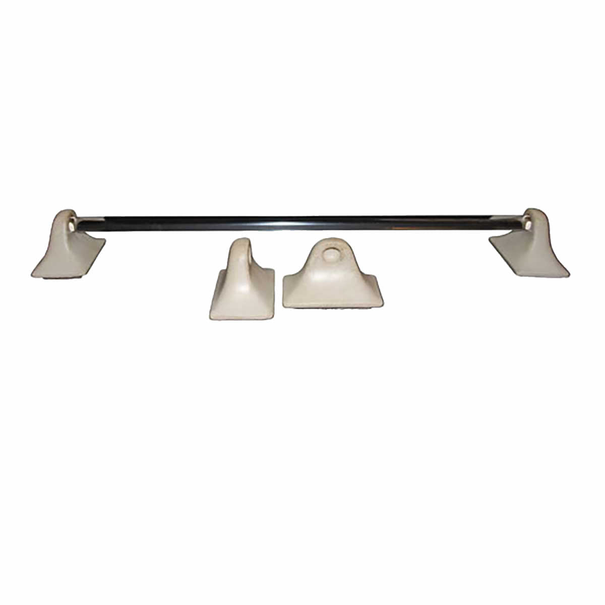 Exotic Ivory Cast Stone Towel Bar Bathroom Accessory