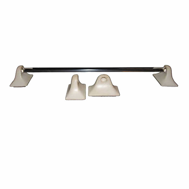 Exotic Ivory Cast Stone Towel Bar Bathroom Accessory