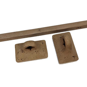 Mocha Cast Stone Towel Bar Bathroom Accessory