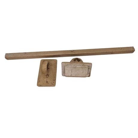Mocha Bathroom Towel Holder for Tile Walls