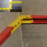 Stringa Level interlocking tile support sections mounted on shower wall