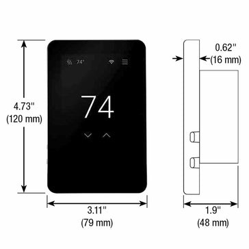 SunStat CommandPlus Programmable Wi-Fi Thermostat 500950-SB