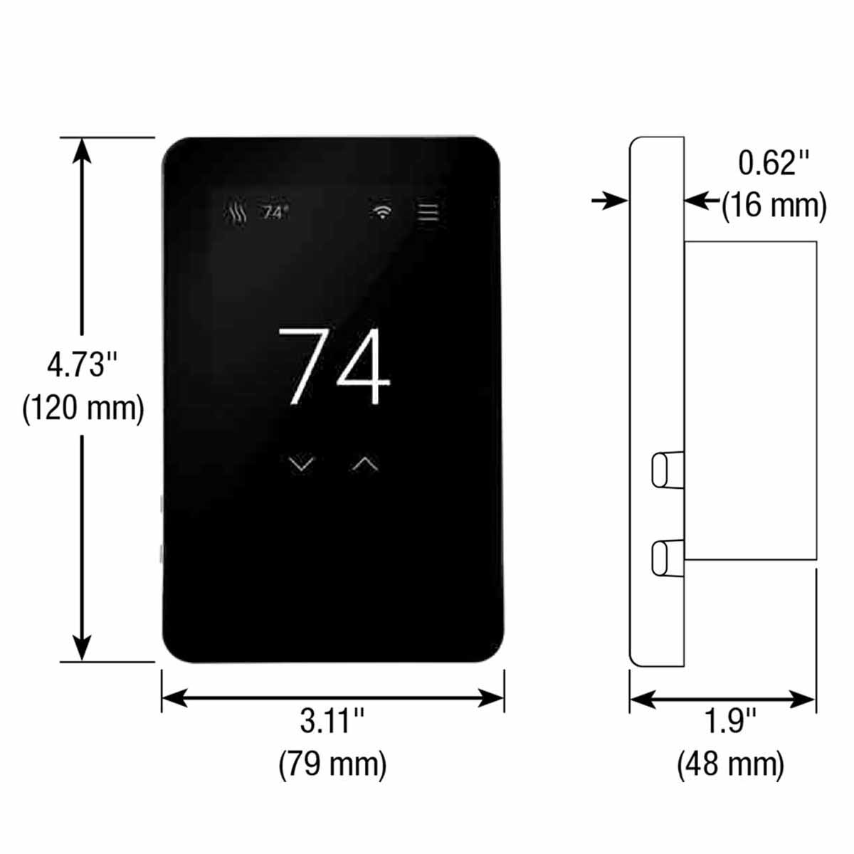 SunStat CommandPlus Programmable Wi-Fi Thermostat 500950-SB
