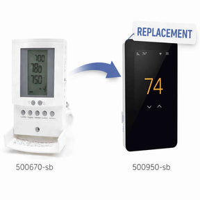SunStat View Programmable Thermostat 500670-SB Floor Heating Thermostat