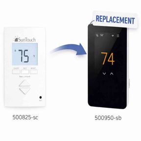 SunStat View Programmable Thermostat 500670-SB Floor Heating Thermostat