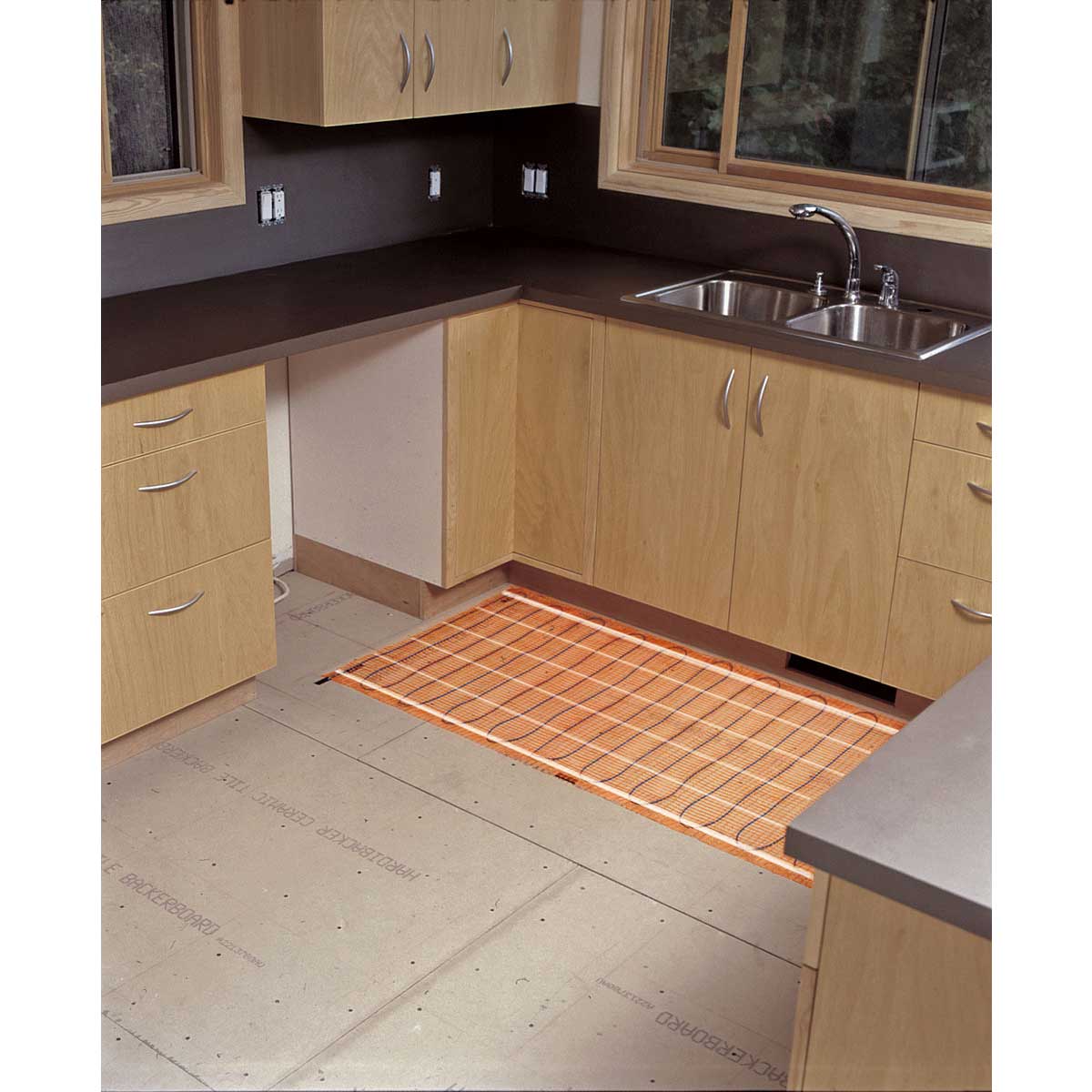 SunTouch Radiant Floor Heating Tape Mat Kit 10 sq ft 2ft Wide 120V
