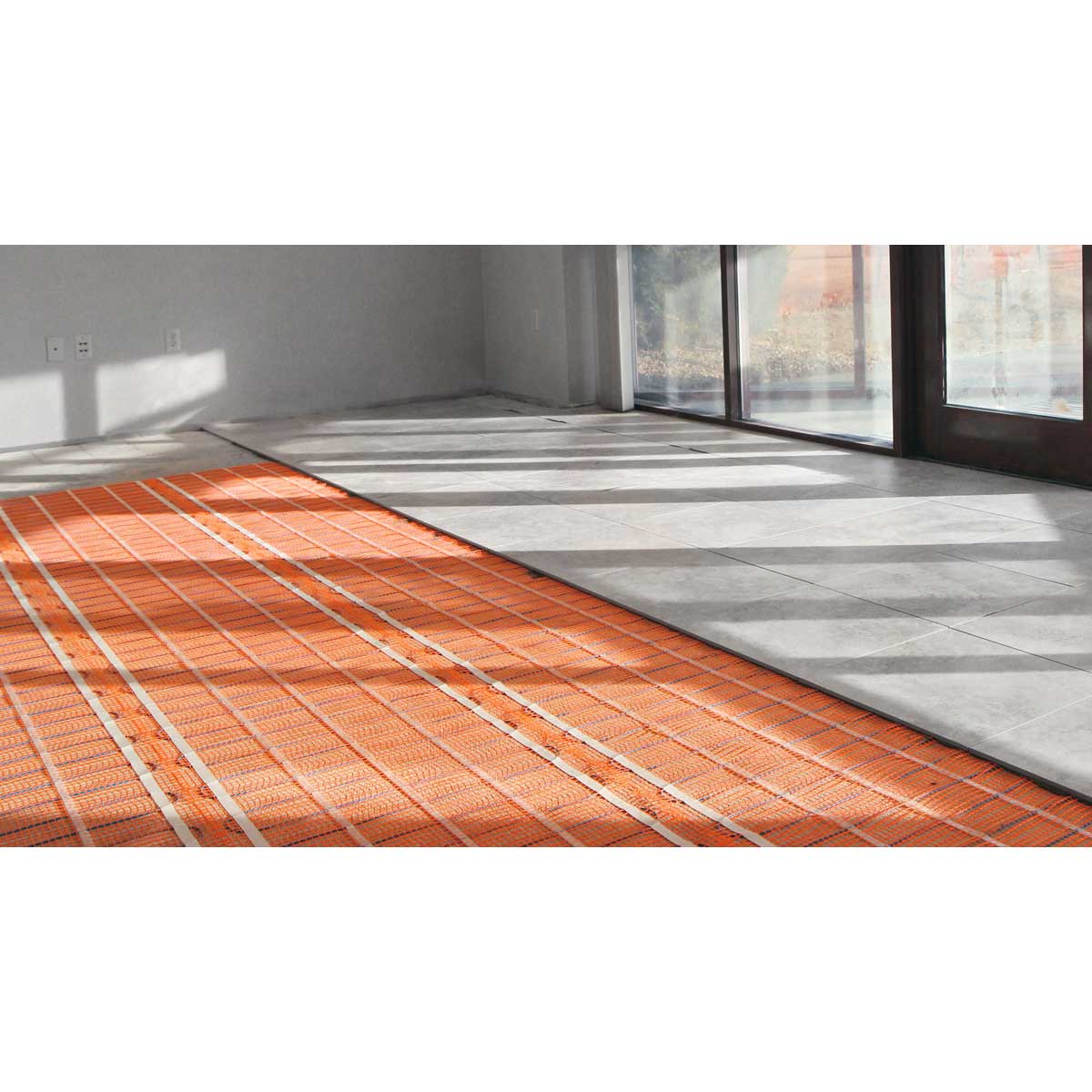 SunTouch Radiant Floor Heating Tape Mat Kit 10 sq ft 2ft Wide 120V
