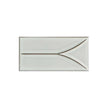 Takao Magnolia 3x6 3D Matte Porcelain Wall Tile - Japanese Zen Relief Tile