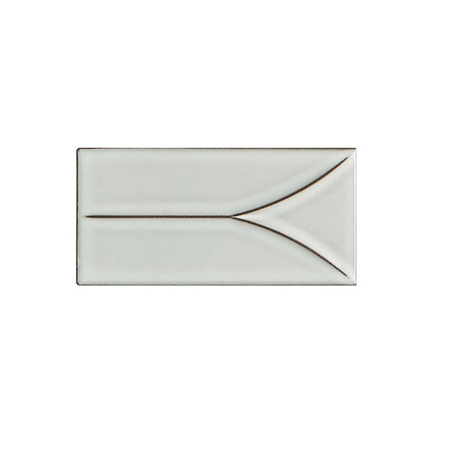 Takao Magnolia 3x6 3D Matte Porcelain Wall Tile - Japanese Zen Relief Tile