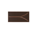 Takao Red Cedar 3x6 3D Matte Porcelain Wall Tile - Japanese Zen Relief Tile