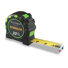 30 foot magnetic tape measure with dual end hook