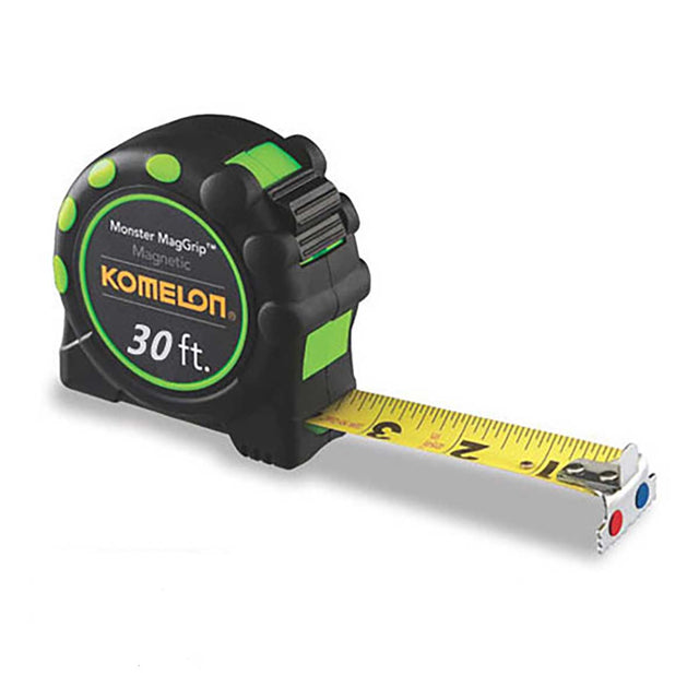 30 foot magnetic tape measure with dual end hook