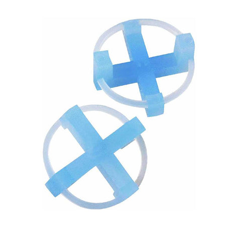 Blue 3/16 inch (5 mm) TAVY Tile and Stone Cross Spacer for wider grout joints