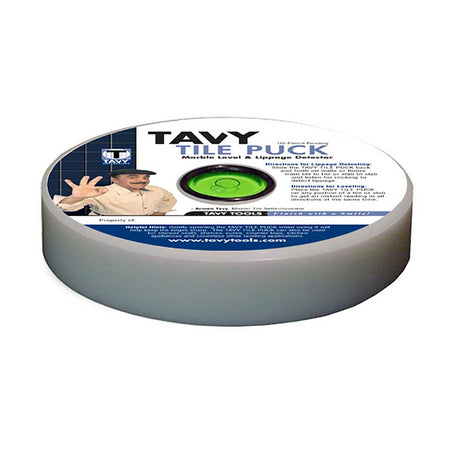 TAVY Tile Puck multi-directional marble level for tile and stone