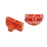 Orange 1/4 inch (6 mm) TAVY Two-Sided T Spacer for large format offset tile installations
