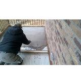 Construction site with a floor being installed, featuring TI-ProBoard Underlayment for Tiling Outdoor Decks