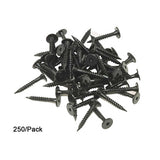 TI-ProBoard Head Deck Screw - Pile of black screws on a white background with '250/Pack' text.
