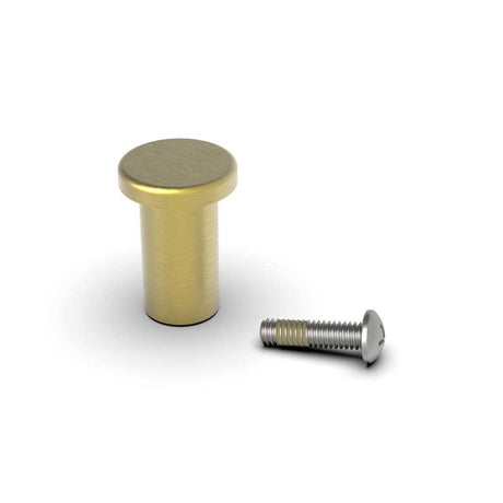 TileWare Boundless Series Tee Hook Contemporary For Shelf Only Brushed Gold