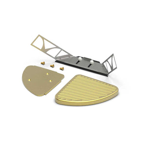 TileWare Victoria Series Corner Foot Prop - Brushed Gold