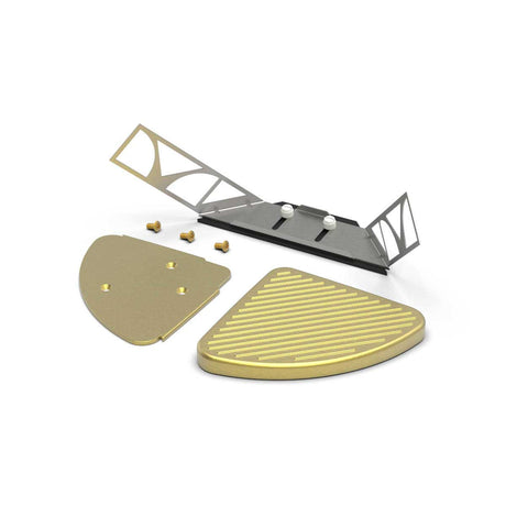TileWare Victoria Series Corner Foot Prop - Brushed Gold