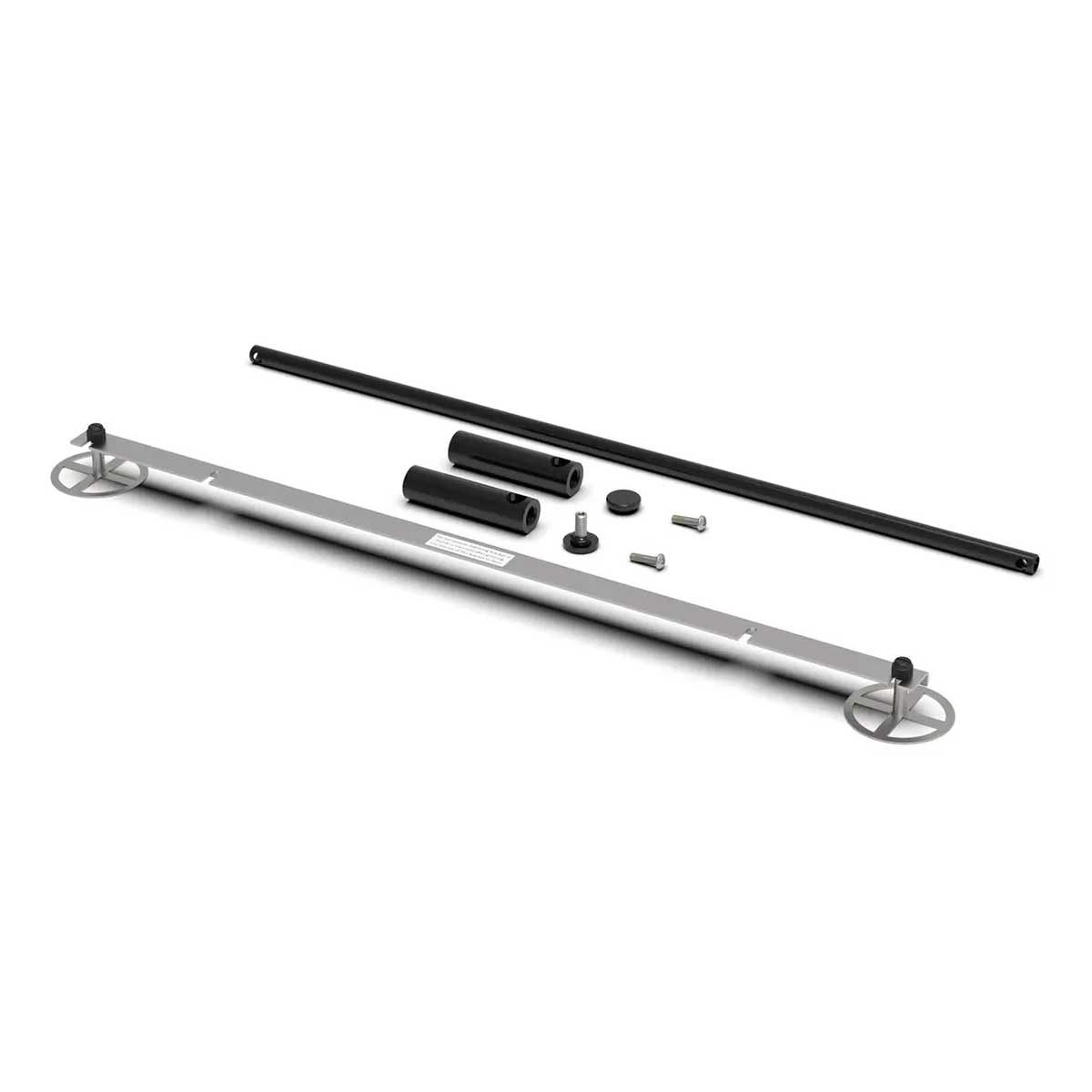 TileWare Promessa 18 inch contemporary towel bar Matte Black