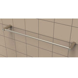 TileWare Towel Bar Promessa Series Install over Beige tile in bathroom
