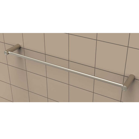 TileWare Towel Bar Promessa Series Install over Beige tile in bathroom
