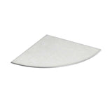 TileWare Floating Seat Aluminum Rough-In Only 18 Inch Plate With Bonded Fleece