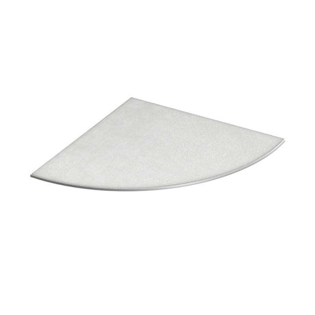 TileWare Floating Seat Aluminum Rough-In Only 18 Inch Plate With Bonded Fleece