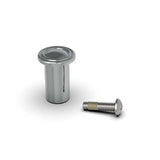 TileWare Boundless Series Tee Hook Traditional For Shelf Only Polished Chrome