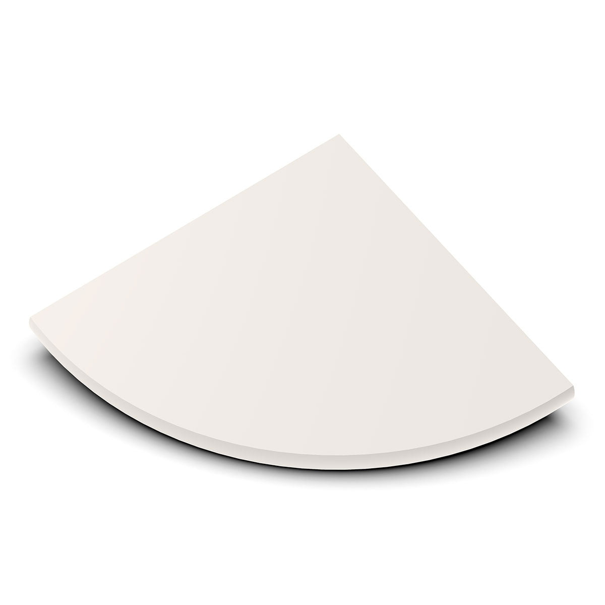 TileWare Boundless Shelving Solutions 6 inch Corner Shelf Bone