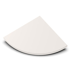TileWare Boundless Shelving Solutions 6 inch Corner Shelf Bone