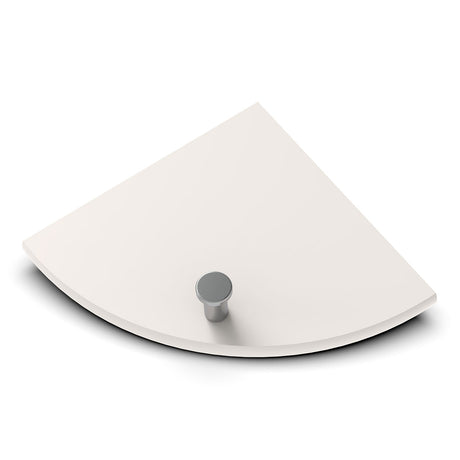 TileWare Boundless Shelving Solutions 6 inch Corner Shelf Bone