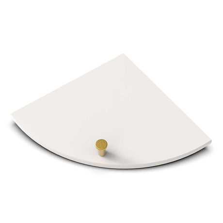 TileWare Boundless Shelving Solutions 9 inch Corner Shelf Bone