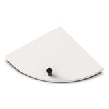 TileWare Boundless Shelving Solutions 9 inch Corner Shelf Bone