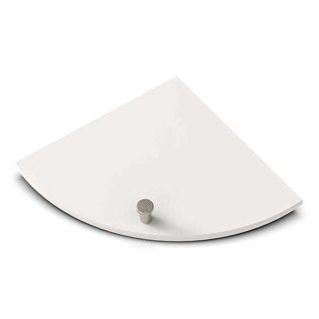 TileWare Boundless Shelving Solutions 9 inch Corner Shelf Bone