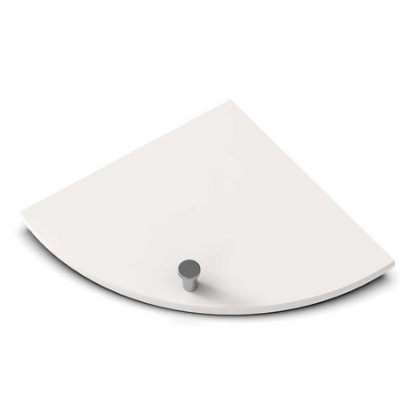 TileWare Boundless Shelving Solutions 9 inch Corner Shelf Bone