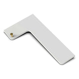 TileWare Boundless Shelving Solutions L-Shaped Corner Shelf Dove Grey