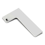 TileWare Boundless Shelving Solutions L-Shaped Corner Shelf Dove Grey