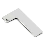 TileWare Boundless Shelving Solutions L-Shaped Corner Shelf Dove Grey