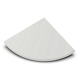 TileWare Boundless Shelving Solutions 6 inch Corner Shelf Dove Grey